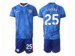 Chelsea F.C. 2025/26 Home Blue Jersey with #25 Caicedo Printing