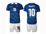 France 2026 Home Blue Soccer Jersey with #10 Mbappé Printing