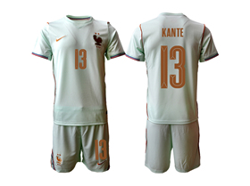 France 2026 Away White Soccer Jersey with #13 Kanté Printing