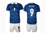France 2026 Home Blue Soccer Jersey with #9 Ekitike Printing