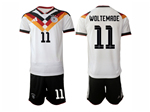 Germany 2026 Home White Soccer Jersey with #11 Woltemade Printing