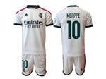 Real Madrid CF 2026/27 Home White Soccer Jersey with #10 Mbappé Printing