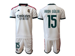 Real Madrid CF 2026/27 Home White Soccer Jersey with #15 Arda Güler Printing