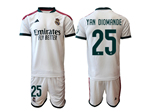 Real Madrid CF 2026/27 Home White Soccer Jersey with #25 Yan Diomande Printing
