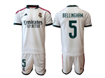 Real Madrid CF 2026/27 Home White Soccer Jersey with #5 Bellingham Printing