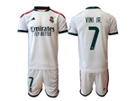 Real Madrid CF 2026/27 Home White Soccer Jersey with #7 Vini Jr. Printing