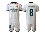 Real Madrid CF 2026/27 Home White Soccer Jersey with #8 Valverde Printing