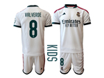 Real Madrid CF 2026/27 Home Youth White Soccer Jersey with #8 Valverde Printing
