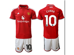Manchester United F.C. 2026/27 Home Red Soccer Jersey with #10 Cunha Printing