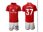 Manchester United F.C. 2026/27 Home Red Soccer Jersey with #37 Mainoo Printing