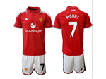 Manchester United F.C. 2026/27 Home Red Soccer Jersey with #7 Mount Printing