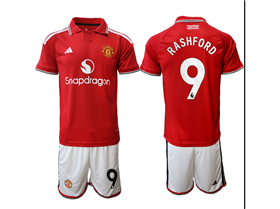 Manchester United F.C. 2026/27 Home Red Soccer Jersey with #9 Rashford Printing