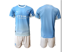 Manchester City F.C. 2026/27 Home Light Blue Soccer Jersey