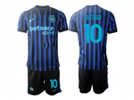 Inter Milan 2025/26 Home Blue/Black Soccer Jersey with #10 	Lautaro Printing