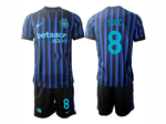 Inter Milan 2025/26 Home Blue/Black Soccer Jersey with #8 Sucic Printing