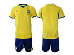 Brazil 2026 Home Gold Soccer Jersey