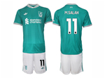 Liverpool F.C. 2025/26 Third Green Soccer Jersey with #11 M.Salah Printing