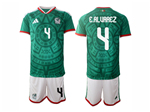 Mexico 2026 Home Green Soccer Jersey with #4 E.ÁLVAREZ Printing