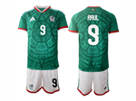 Mexico 2026 Home Green Soccer Jersey with #9 Raul Printing