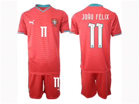 Portugal 2026 Home Red Soccer Jersey with #11 João Félix Printing