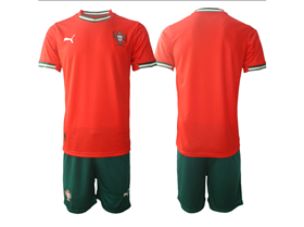Portugal 2025 Home Red Soccer Jersey