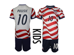 USA 2026 Youth Home White Soccer Jersey with #10 Pulisic Printing