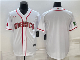 Mexico Baseball White 2023 World Baseball Classic Team Jersey