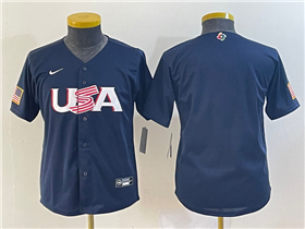 USA Baseball Youth Navy 2023 World Baseball Classic Team Jersey