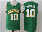 Southeastern Oklahoma State Savage Storm #10 Dennis Rodman Green College Basketball Jersey