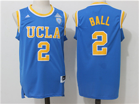 UCLA Bruins #2 Lonzo Ball Blue College Basketball Jersey