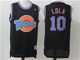 Space Jam Tune Squad #10 Lola Bunny Black Movie Basketball Jersey