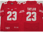 Wisconsin Badgers #23 Jonathan Taylor Red College Football Jersey