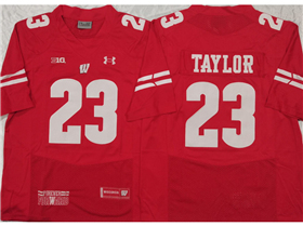 Wisconsin Badgers #23 Jonathan Taylor Red College Football Jersey