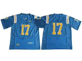 UCLA Bruins #17 Brett Hundley Blue College Football Jerseyy