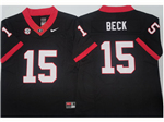 Georgia Bulldogs #15 Carson Beck Black College Football F.U.S.E. Limited Jersey