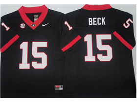 Georgia Bulldogs #15 Carson Beck Black College Football F.U.S.E. Limited Jersey