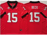 Georgia Bulldogs #15 Carson Beck Red College Football F.U.S.E. Limited Jersey