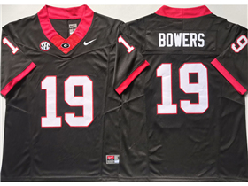 Georgia Bulldogs #19 Brock Bowers Black College Football F.U.S.E. Limited Jersey