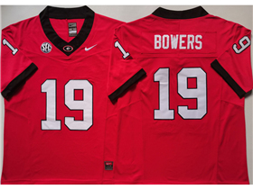 Georgia Bulldogs #19 Brock Bowers Red College Football F.U.S.E. Limited Jersey