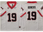 Georgia Bulldogs #19 Brock Bowers White College Football F.U.S.E. Limited Jersey