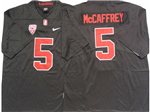 Stanford Cardinals #5 Christian McCaffrey Black College Football Jersey