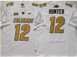 Colorado Buffaloes #12 Travis Hunter White College Football F.U.S.E. Limited Jersey