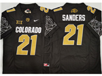 Colorado Buffaloes #21 Deion Sanders Black College Football F.U.S.E. Limited Jersey