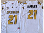 Colorado Buffaloes #21 Deion Sanders White College Football F.U.S.E. Limited Jersey