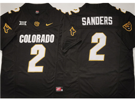 Colorado Buffaloes #2 Shedeur Sanders Black College Football F.U.S.E. Limited Jersey