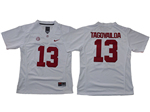 Alabama Crimson Tide #13 Tua Tagovailoa Women's White College Football Jersey