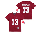 Alabama Crimson Tide #13 Tua Tagovailoa Youth Red College Football Jersey