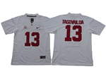 Alabama Crimson Tide #13 Tua Tagovailoa Youth White College Football Jersey