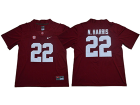 Alabama Crimson Tide #22 Najee Harris Red College Football Jersey