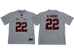 Alabama Crimson Tide #22 Najee Harris White College Football Jersey